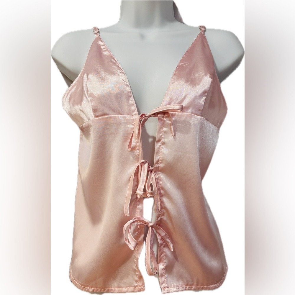 SHEIN Pink Satin Camisole